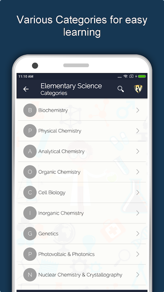 Basic Science Dictionary - عکس برنامه موبایلی اندروید