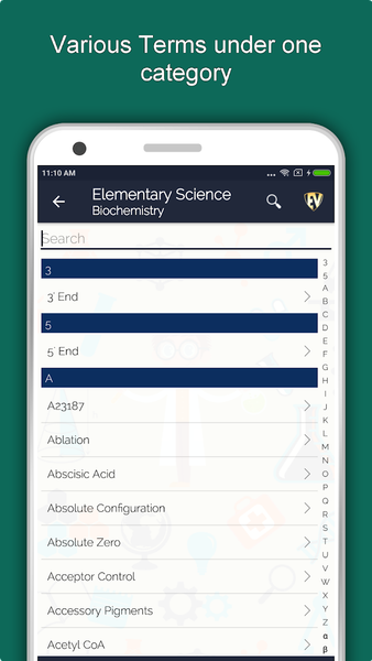 Basic Science Dictionary - Image screenshot of android app