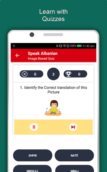 Learn Albanian Language App - Image screenshot of android app