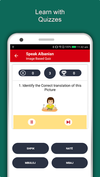Learn Albanian Language App - Image screenshot of android app