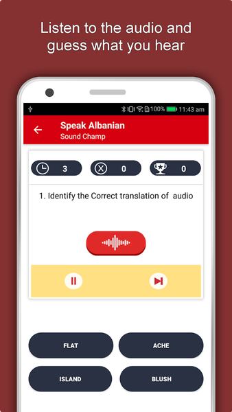Learn Albanian Language App - Image screenshot of android app