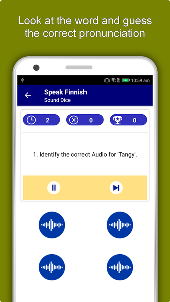 Learn Finnish Language Offline - Image screenshot of android app