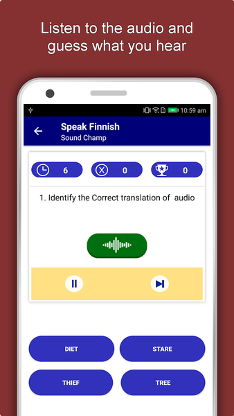 Learn Finnish Language Offline - Image screenshot of android app
