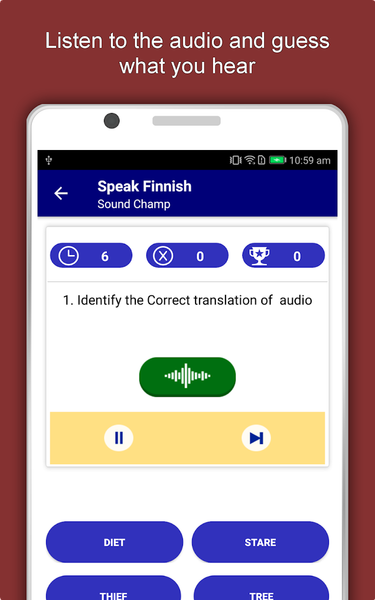Learn Finnish Language Offline - Image screenshot of android app