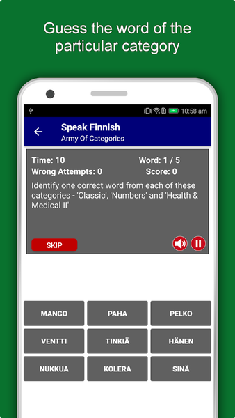 Learn Finnish Language Offline - Image screenshot of android app