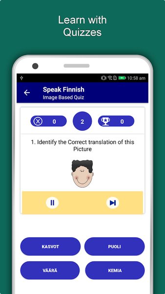 Learn Finnish Language Offline - Image screenshot of android app