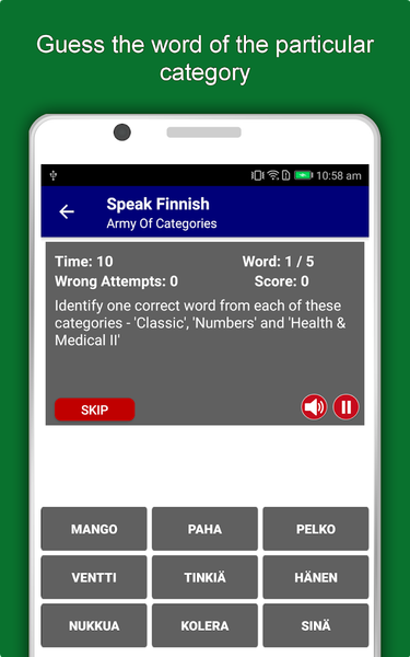Learn Finnish Language Offline - Image screenshot of android app