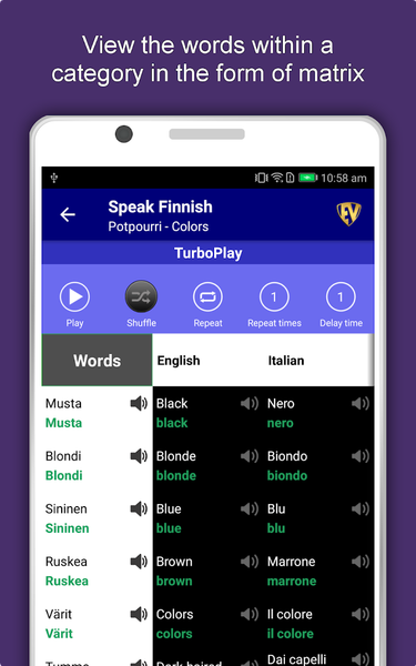 Learn Finnish Language Offline - Image screenshot of android app