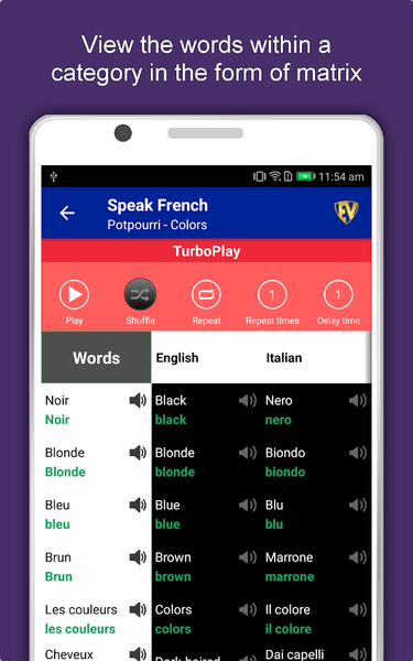 Learn French Language Offline - عکس برنامه موبایلی اندروید