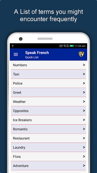 Learn French Language Offline - عکس برنامه موبایلی اندروید