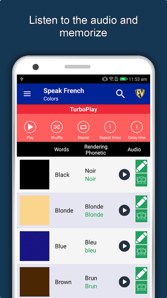 Learn French Language Offline - عکس برنامه موبایلی اندروید