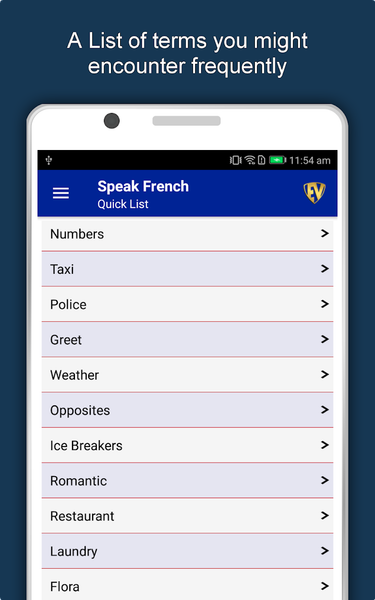 Learn French Language Offline - عکس برنامه موبایلی اندروید