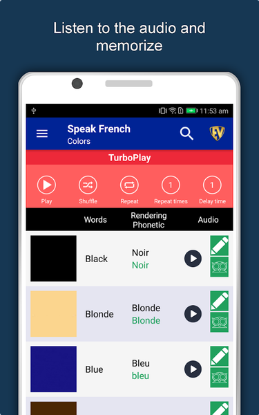 Learn French Language Offline - عکس برنامه موبایلی اندروید
