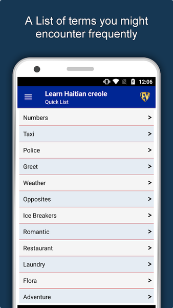 Learn Haitian Creole Language - Image screenshot of android app