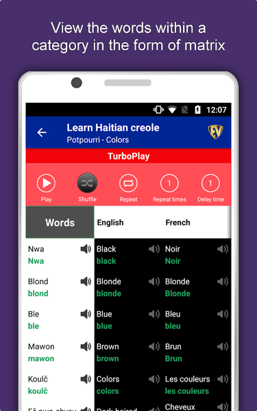 Learn Haitian Creole Language - Image screenshot of android app