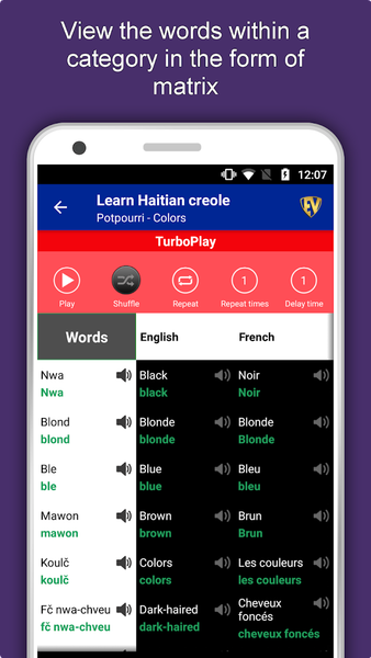 Learn Haitian Creole Language - Image screenshot of android app