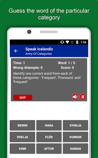 Learn Icelandic Language App - عکس برنامه موبایلی اندروید