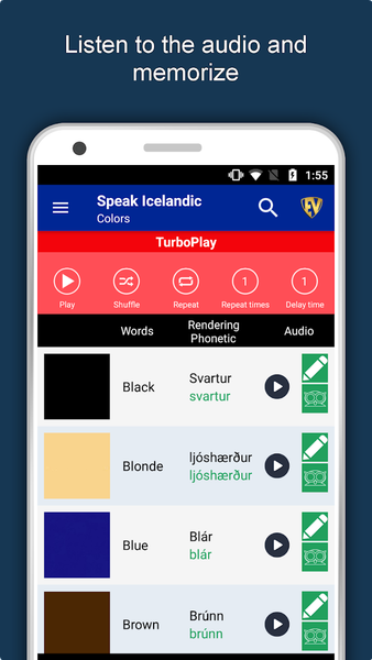 Learn Icelandic Language App - عکس برنامه موبایلی اندروید