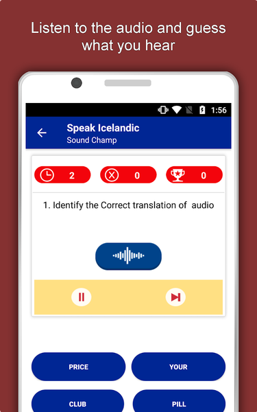 Learn Icelandic Language App - عکس برنامه موبایلی اندروید