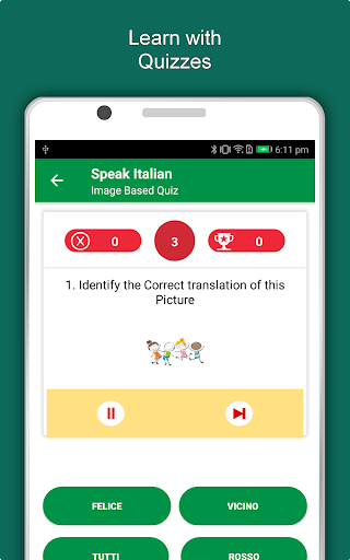 Learn Italian Language Offline - عکس برنامه موبایلی اندروید