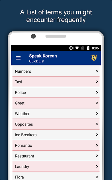 Learn Korean Language Offline - Image screenshot of android app