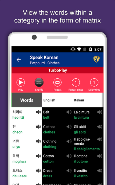 Learn Korean Language Offline - Image screenshot of android app