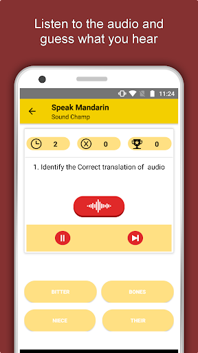 Learn Mandarin Language App - Image screenshot of android app