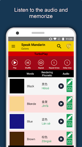 Learn Mandarin Language App - Image screenshot of android app
