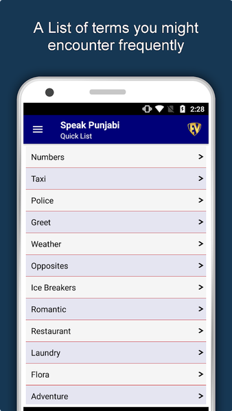 Learn Punjabi Language Offline - عکس برنامه موبایلی اندروید