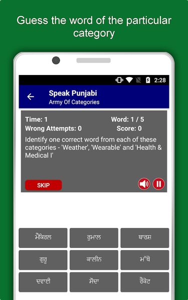 Learn Punjabi Language Offline - عکس برنامه موبایلی اندروید
