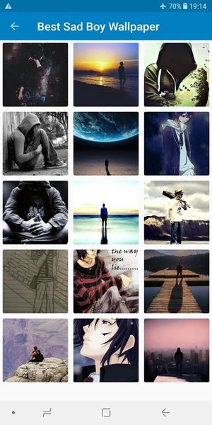 Sad Boy Wallpaper Full HD - عکس برنامه موبایلی اندروید