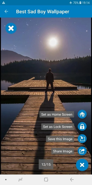 Sad Boy Wallpaper Full HD - عکس برنامه موبایلی اندروید