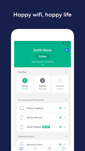 eero wifi system - عکس برنامه موبایلی اندروید