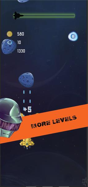 SPACESHARK - Gameplay image of android game