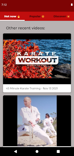 Karate Training - Image screenshot of android app