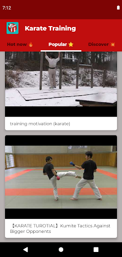 Karate Training - Image screenshot of android app