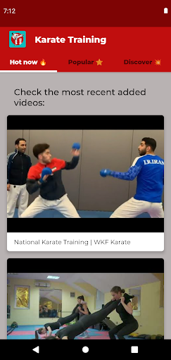 Karate Training - Image screenshot of android app