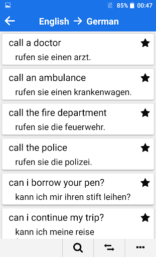 German - English - عکس برنامه موبایلی اندروید