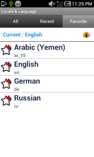 Set Locale & Language - عکس برنامه موبایلی اندروید