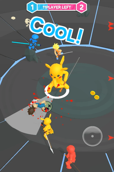 Sword.io - Stickman Slice Batt - عکس بازی موبایلی اندروید