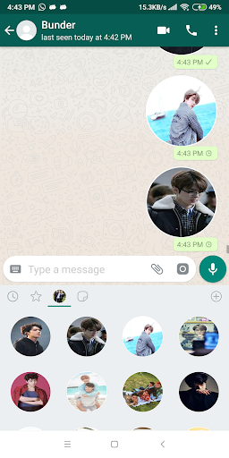 Exo Sticker for WhatsApp - WAStickerApps KPOP - Image screenshot of android app