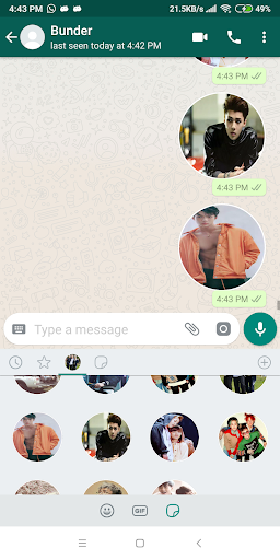 Exo Sticker for WhatsApp - WAStickerApps KPOP - Image screenshot of android app