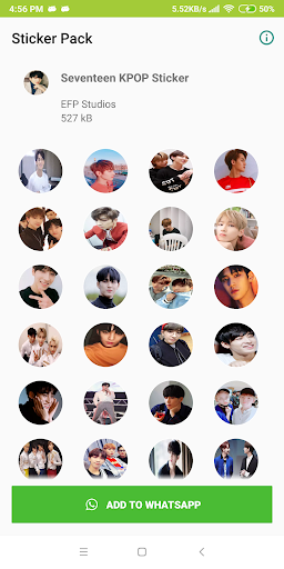 Seventeen Sticker for WhatsApp -WAStickerApps KPOP - عکس برنامه موبایلی اندروید