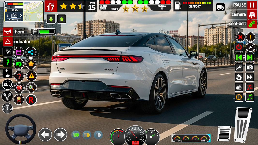 Car Driving School Game - Gameplay image of android game