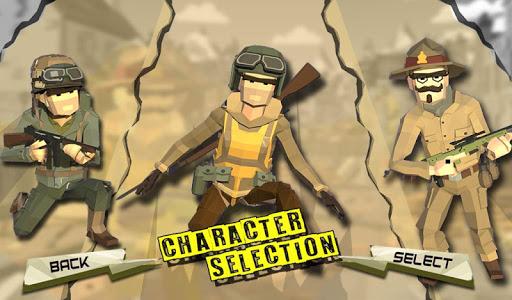 WW2 Military Commando Survival Hero: War Games - Gameplay image of android game