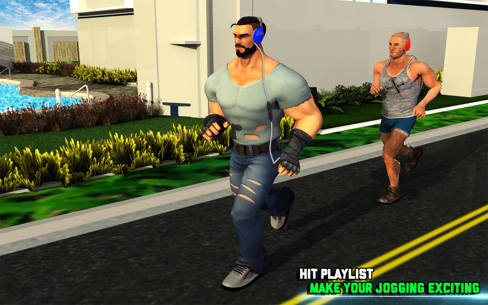 Virtual Gym 3D: Fat Burn Fitne - Gameplay image of android game