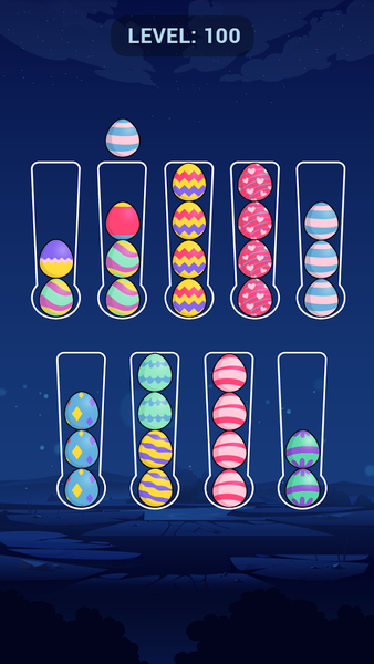 Eggs Sort - Color em all - عکس بازی موبایلی اندروید