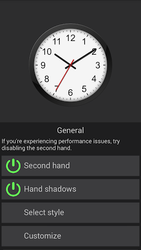 Clock - عکس برنامه موبایلی اندروید
