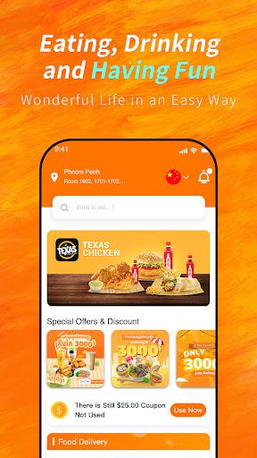 E-GetS : Food & Drink Delivery - Image screenshot of android app