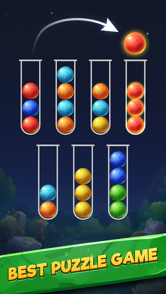 Ball Sort Puzzle – Egg Sort - عکس برنامه موبایلی اندروید